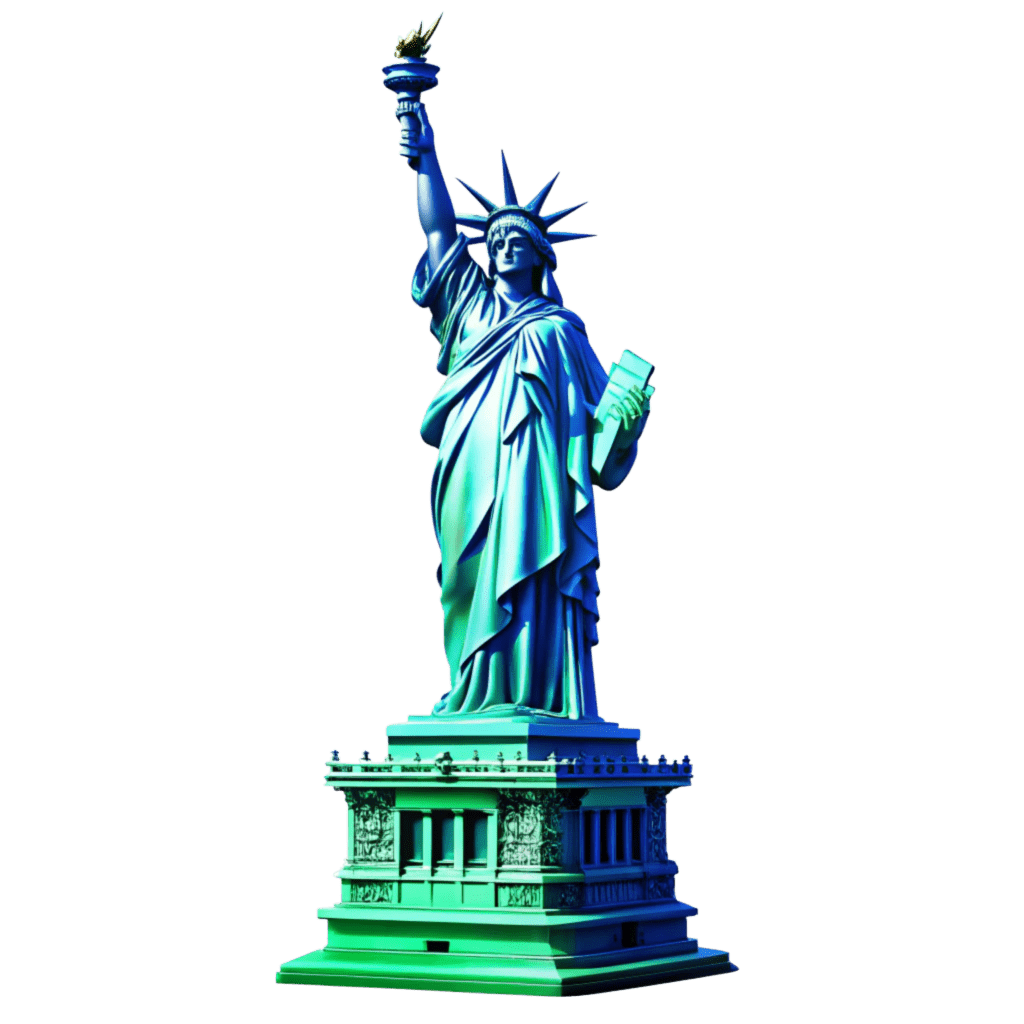 Statue of Liberty 3D Model, US ESTA